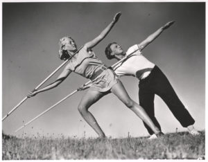 Athletics teachers on the island of Hiddensee near Rügen